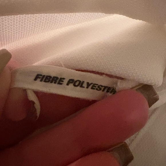 Vintage Lacoste white polo shirt size 40 EU / large gray crocodile - Picture 7 of 13